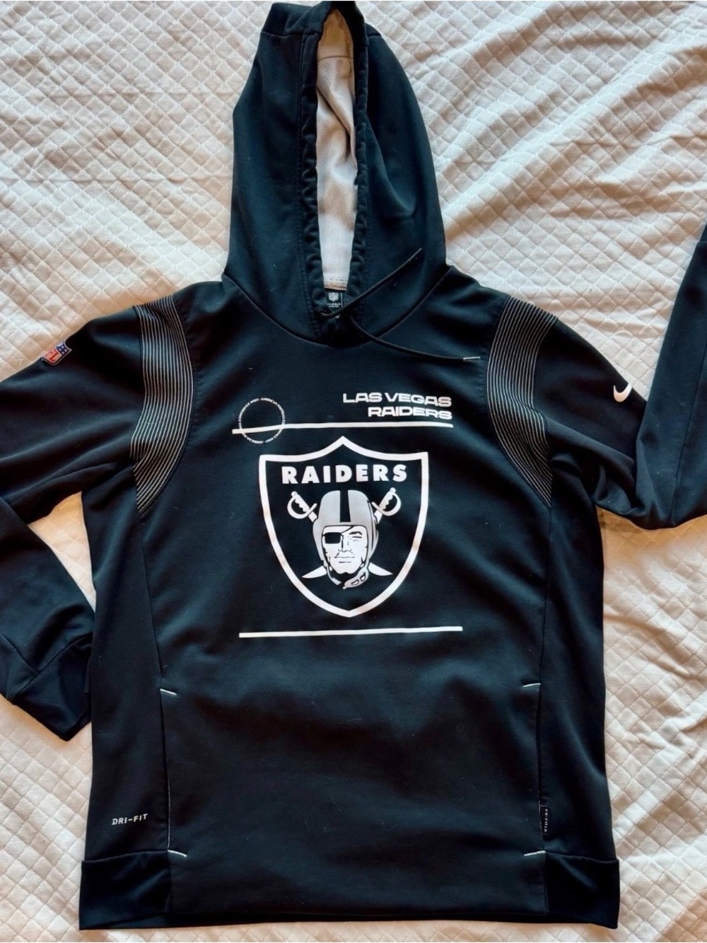 NFL Las Vegas Raiders Black Pullover  Hoodie